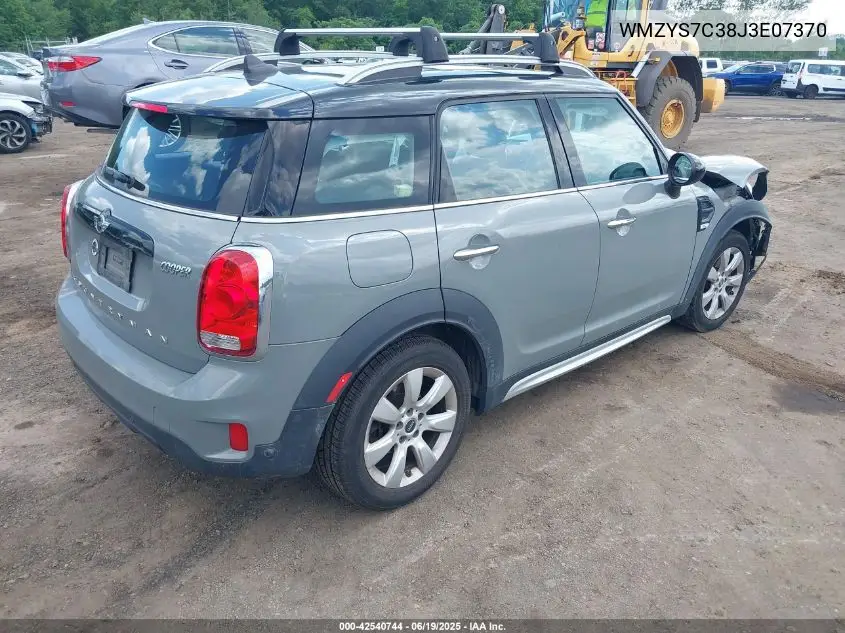 2018 Mini Countryman Cooper VIN: WMZYS7C38J3E07370 Lot: 42540744