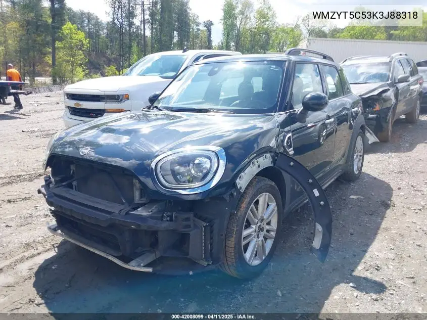 2019 Mini Countryman Cooper S VIN: WMZYT5C53K3J88318 Lot: 42008099