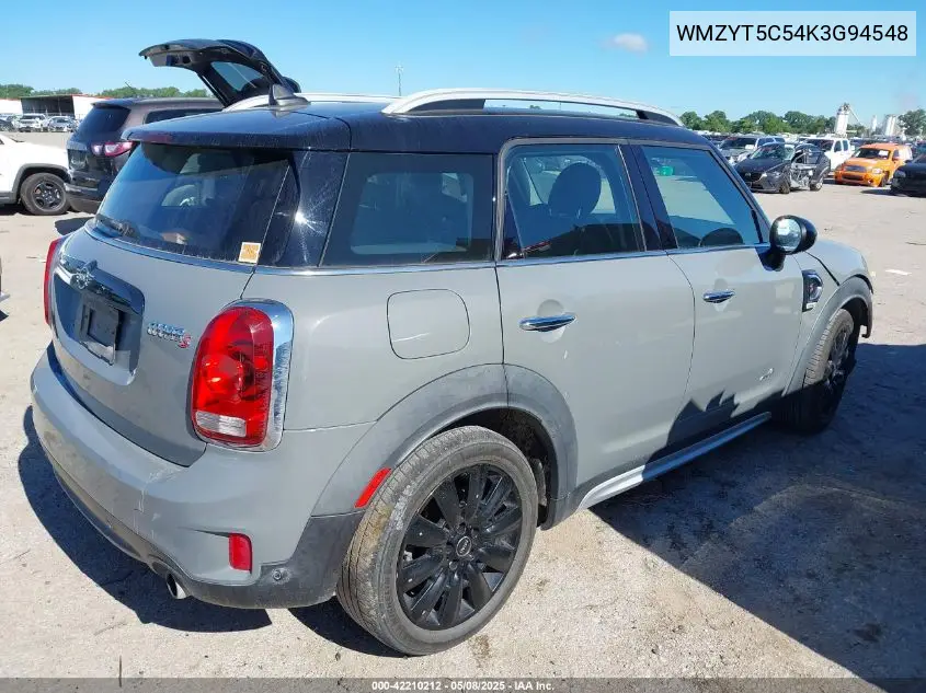 2019 Mini Countryman Cooper S VIN: WMZYT5C54K3G94548 Lot: 42210212