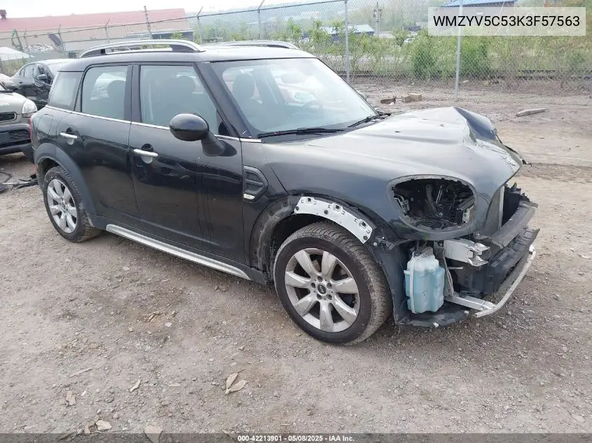 2019 Mini Countryman Cooper VIN: WMZYV5C53K3F57563 Lot: 42213901