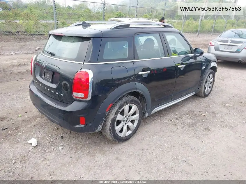 2019 Mini Countryman Cooper VIN: WMZYV5C53K3F57563 Lot: 42213901