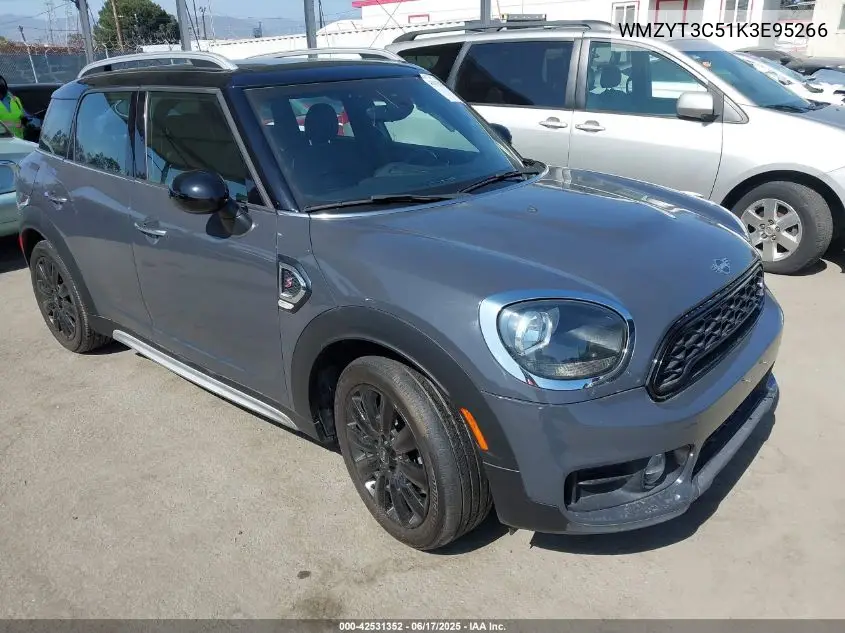 2019 Mini Countryman Cooper S VIN: WMZYT3C51K3E95266 Lot: 42531352