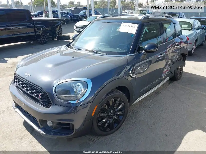 2019 Mini Countryman Cooper S VIN: WMZYT3C51K3E95266 Lot: 42531352