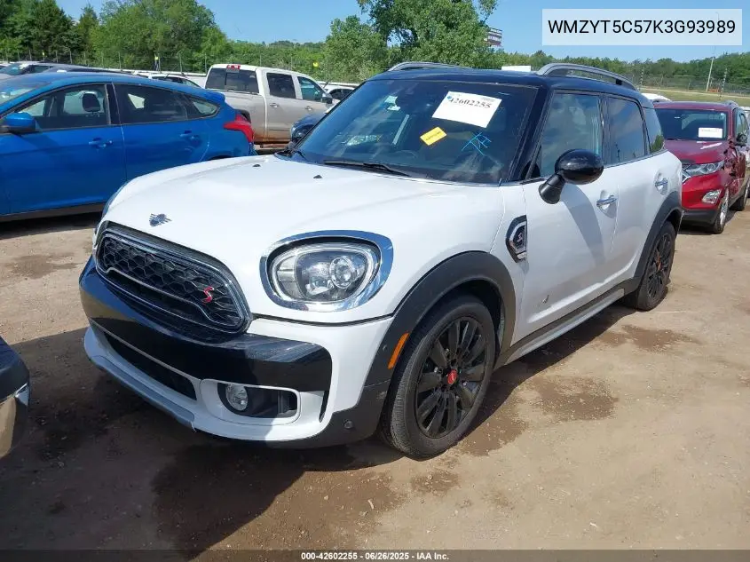 2019 Mini Countryman Cooper S VIN: WMZYT5C57K3G93989 Lot: 42602255
