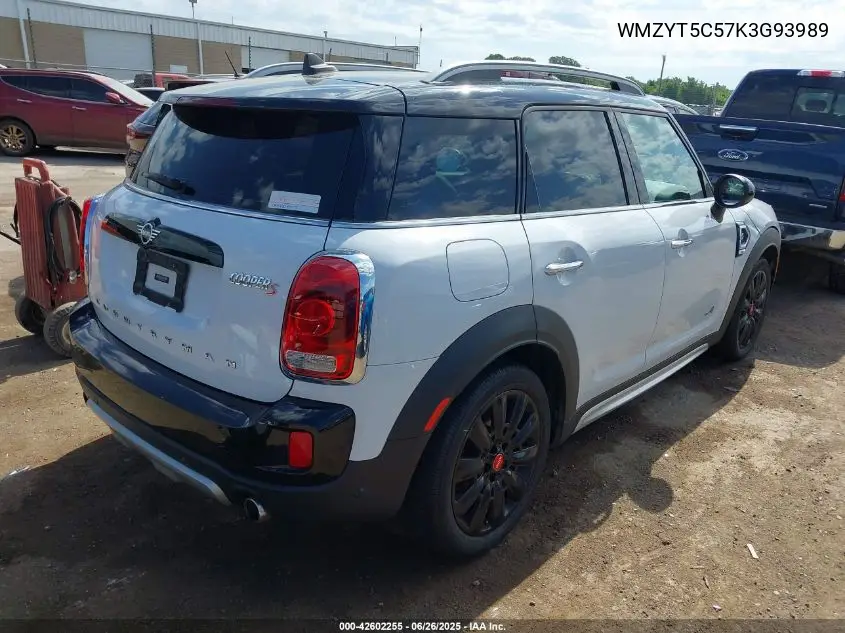 2019 Mini Countryman Cooper S VIN: WMZYT5C57K3G93989 Lot: 42602255