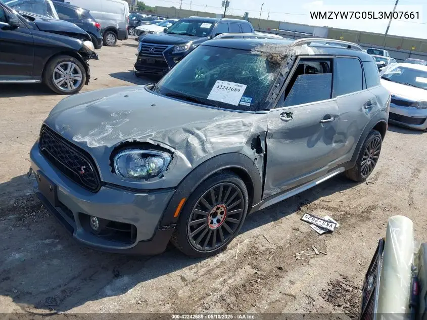 2020 Mini Countryman Cooper S VIN: WMZYW7C05L3M07661 Lot: 42242689