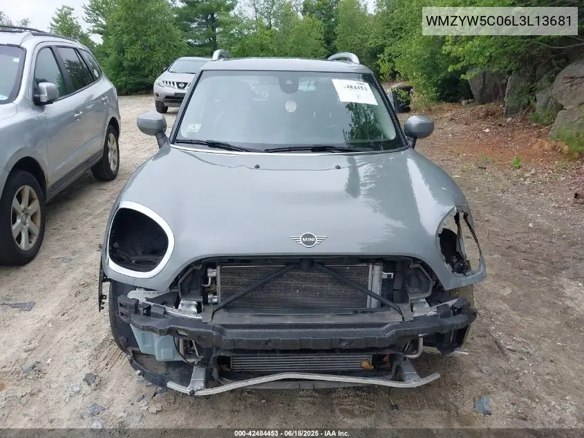 2020 Mini Countryman Cooper VIN: WMZYW5C06L3L13681 Lot: 42484453