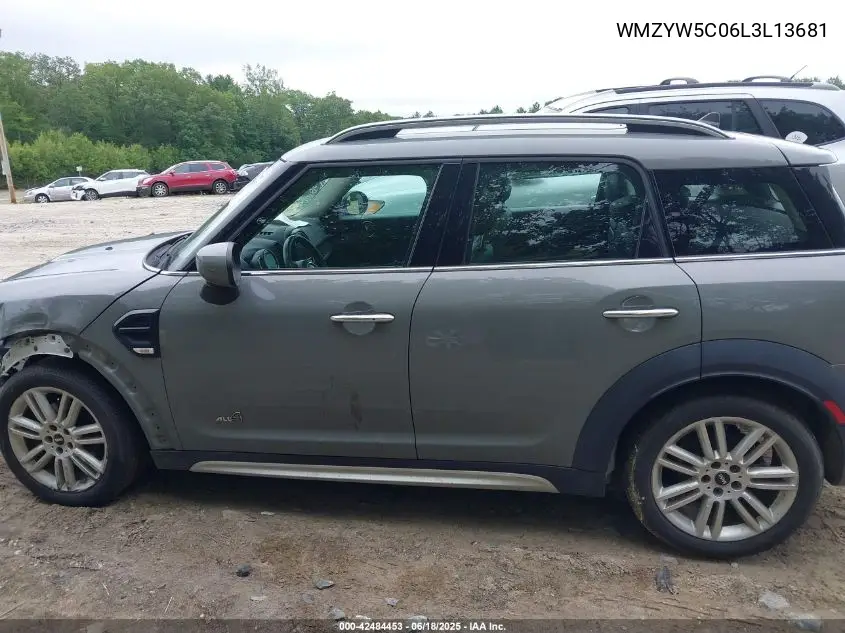 2020 Mini Countryman Cooper VIN: WMZYW5C06L3L13681 Lot: 42484453