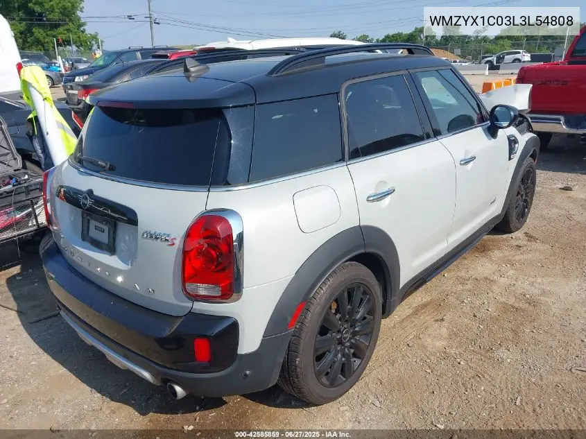 2020 Mini Countryman Cooper S VIN: WMZYX1C03L3L54808 Lot: 42585859