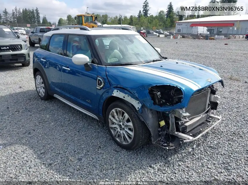 2022 Mini Countryman Cooper S VIN: WMZ83BR0XN3N96765 Lot: 42571133
