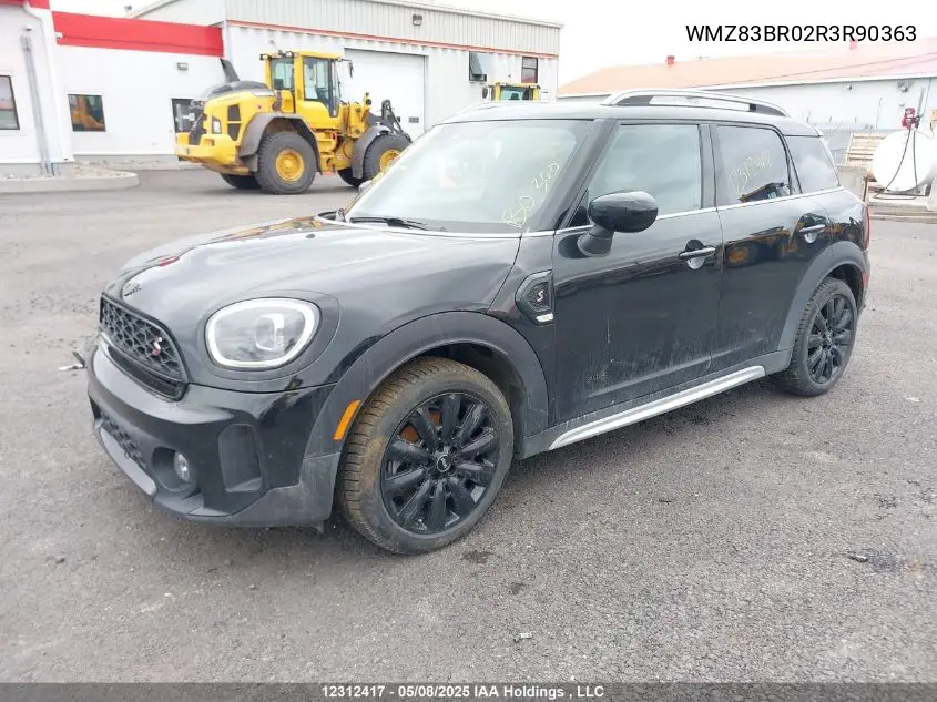 2024 Mini Countryman Cooper S VIN: WMZ83BR02R3R90363 Lot: 12312417
