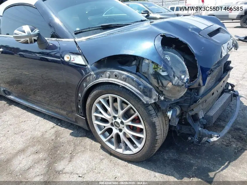 2013 Mini Coupe Cooper S VIN: WMWSX3C55DT466585 Lot: 42447484