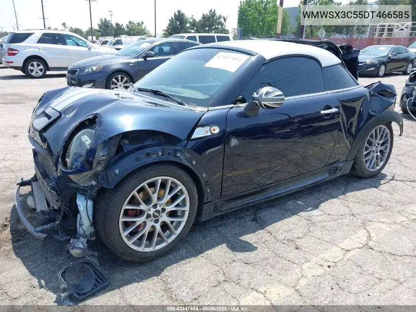 2013 Mini Coupe Cooper S VIN: WMWSX3C55DT466585 Lot: 42447484