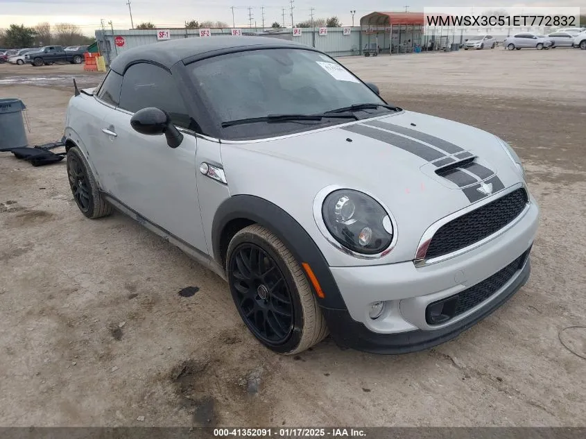 2014 Mini Coupe Cooper S VIN: WMWSX3C51ET772832 Lot: 41352091