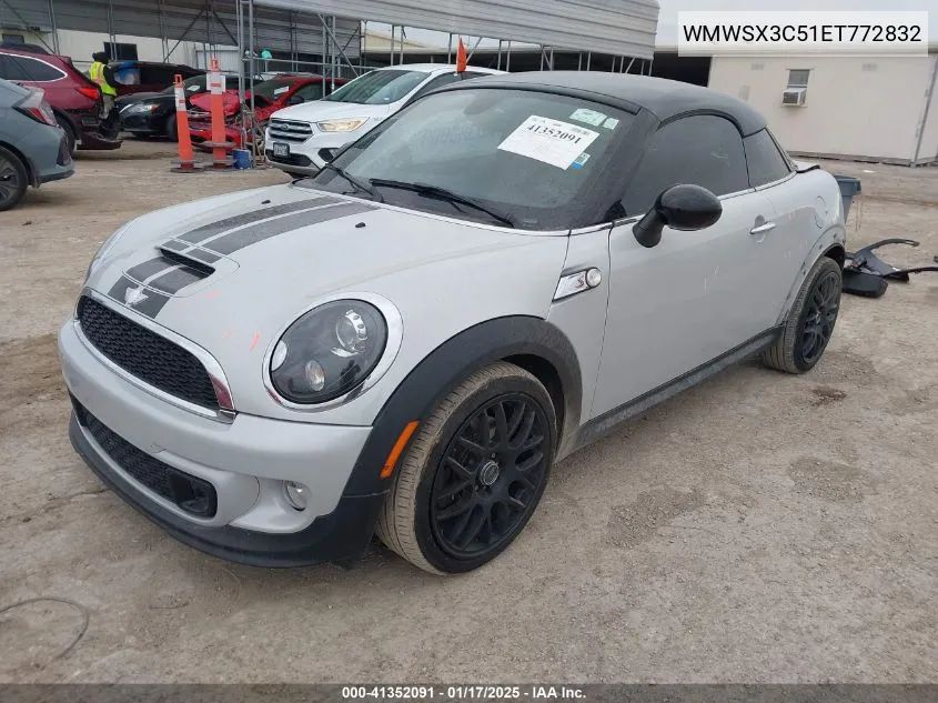 2014 Mini Coupe Cooper S VIN: WMWSX3C51ET772832 Lot: 41352091