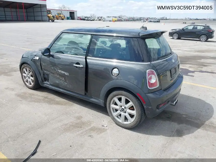 2013 Mini Hardtop Cooper S VIN: WMWSV3C59DT394005 Lot: 42028362