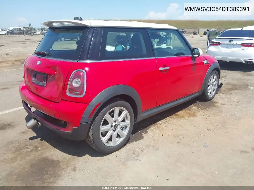 2013 Mini Hardtop Cooper S VIN: WMWSV3C54DT389391 Lot: 42141136
