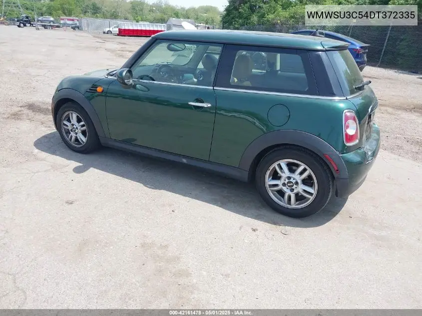 2013 Mini Hardtop Cooper VIN: WMWSU3C54DT372335 Lot: 42161478
