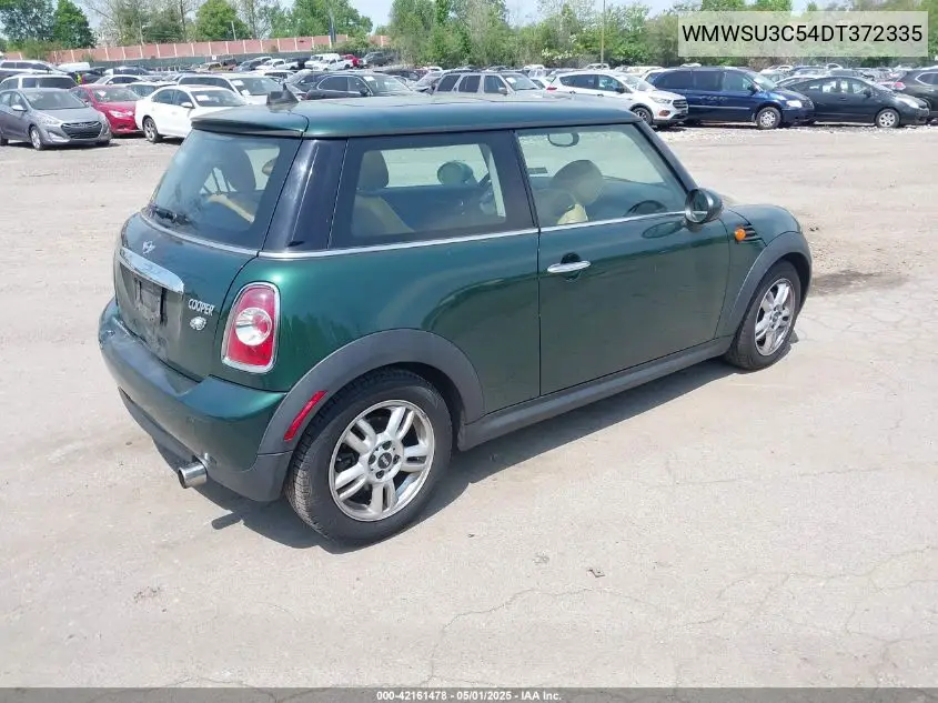 2013 Mini Hardtop Cooper VIN: WMWSU3C54DT372335 Lot: 42161478