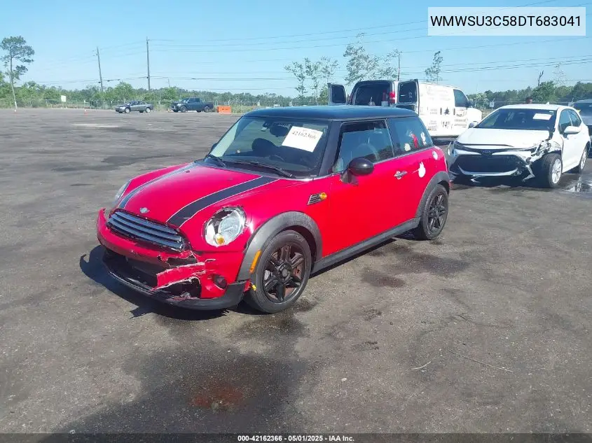 2013 Mini Hardtop Cooper VIN: WMWSU3C58DT683041 Lot: 42162366