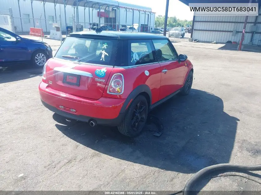 2013 Mini Hardtop Cooper VIN: WMWSU3C58DT683041 Lot: 42162366