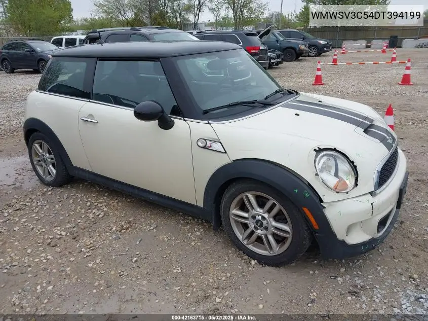 2013 Mini Hardtop Cooper S VIN: WMWSV3C54DT394199 Lot: 42163715