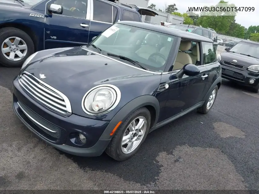2013 Mini Hardtop Cooper VIN: WMWSU3C56DT547099 Lot: 42166823