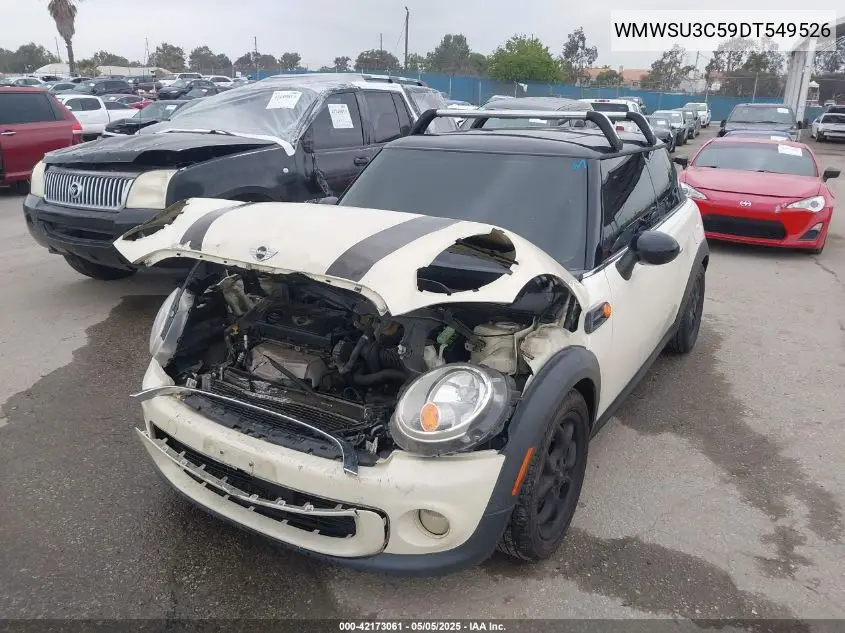 2013 Mini Hardtop Cooper VIN: WMWSU3C59DT549526 Lot: 42173061
