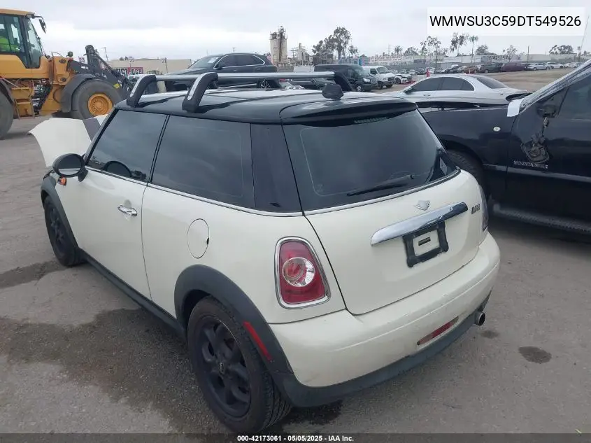 2013 Mini Hardtop Cooper VIN: WMWSU3C59DT549526 Lot: 42173061