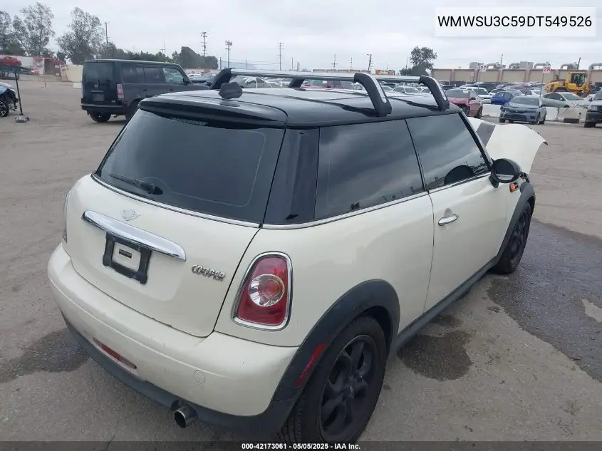 2013 Mini Hardtop Cooper VIN: WMWSU3C59DT549526 Lot: 42173061