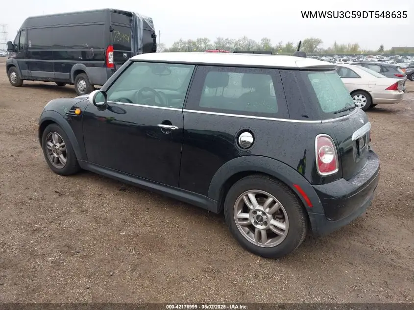 2013 Mini Hardtop Cooper VIN: WMWSU3C59DT548635 Lot: 42176999