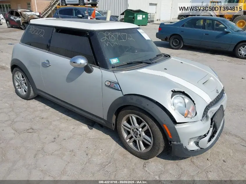 2013 Mini Hardtop Cooper S VIN: WMWSV3C50DT394815 Lot: 42210785