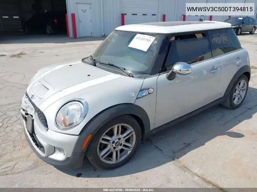 2013 Mini Hardtop Cooper S VIN: WMWSV3C50DT394815 Lot: 42210785