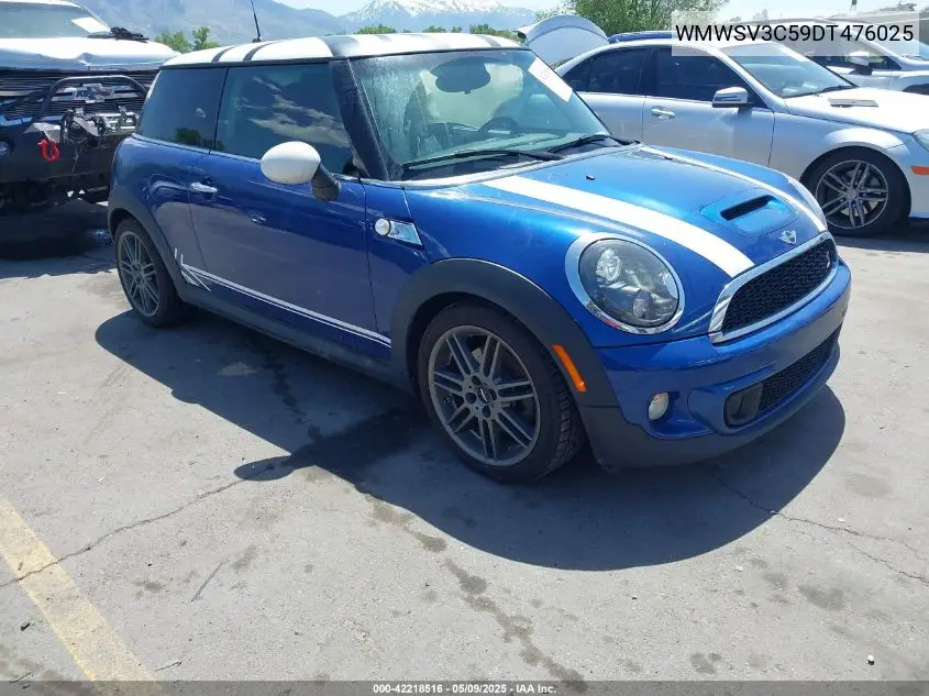 2013 Mini Hardtop Cooper S VIN: WMWSV3C59DT476025 Lot: 42218516