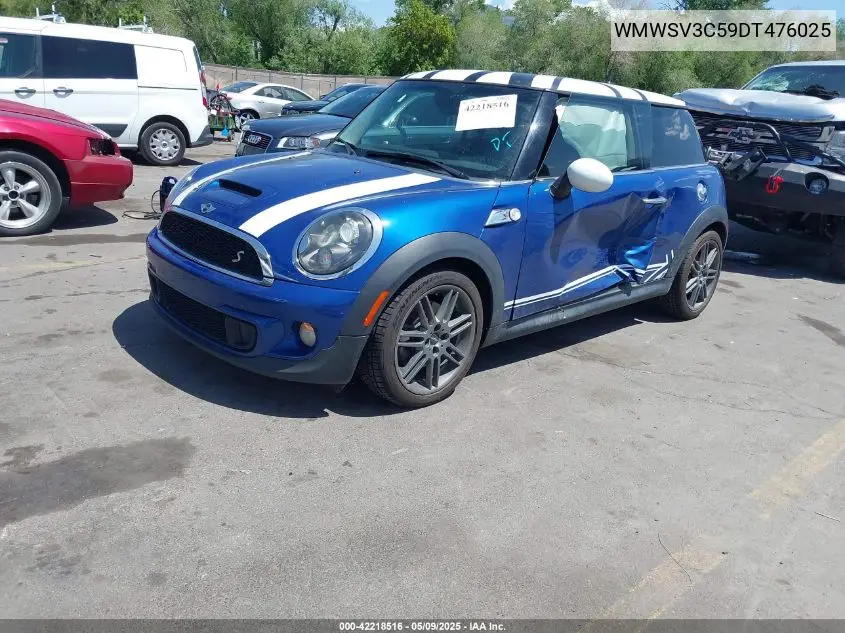 2013 Mini Hardtop Cooper S VIN: WMWSV3C59DT476025 Lot: 42218516