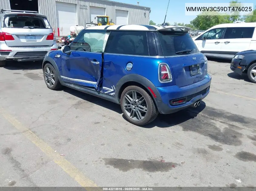 2013 Mini Hardtop Cooper S VIN: WMWSV3C59DT476025 Lot: 42218516