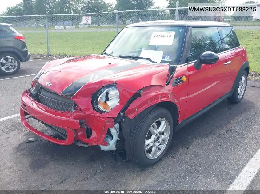 2013 Mini Hardtop Cooper VIN: WMWSU3C5XDT688225 Lot: 42436318