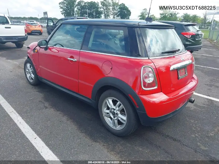 2013 Mini Hardtop Cooper VIN: WMWSU3C5XDT688225 Lot: 42436318