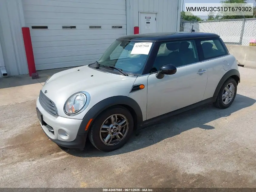 2013 Mini Hardtop Cooper VIN: WMWSU3C51DT679302 Lot: 42487568
