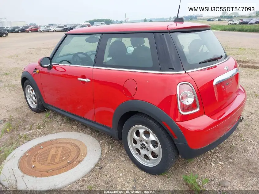 2013 Mini Hardtop Cooper VIN: WMWSU3C55DT547093 Lot: 42495129