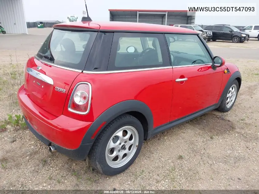 2013 Mini Hardtop Cooper VIN: WMWSU3C55DT547093 Lot: 42495129