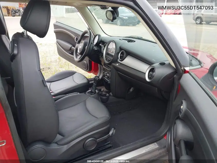 2013 Mini Hardtop Cooper VIN: WMWSU3C55DT547093 Lot: 42495129