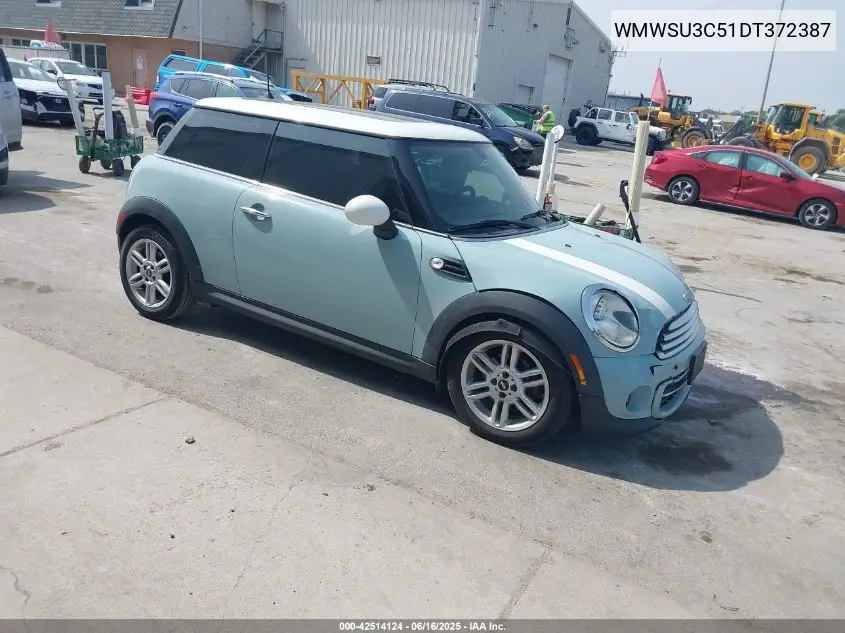 2013 Mini Hardtop Cooper VIN: WMWSU3C51DT372387 Lot: 42514124