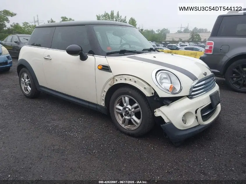 2013 Mini Hardtop Cooper VIN: WMWSU3C54DT544122 Lot: 42522867