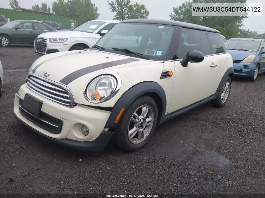 2013 Mini Hardtop Cooper VIN: WMWSU3C54DT544122 Lot: 42522867