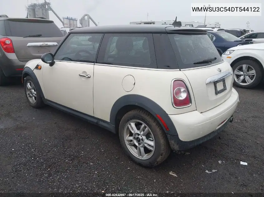 2013 Mini Hardtop Cooper VIN: WMWSU3C54DT544122 Lot: 42522867
