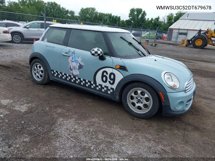 2013 Mini Hardtop Cooper VIN: WMWSU3C52DT679678 Lot: 42589610