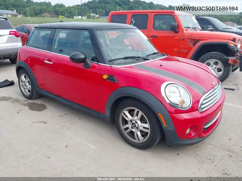 2013 Mini Hardtop Cooper VIN: WMWSU3C50DT686984 Lot: 42612547