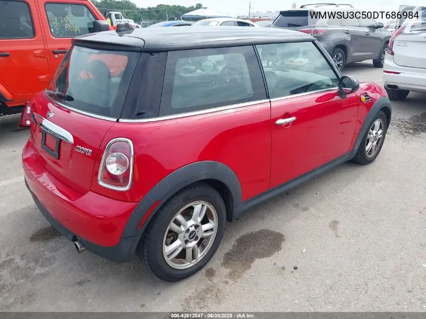 2013 Mini Hardtop Cooper VIN: WMWSU3C50DT686984 Lot: 42612547