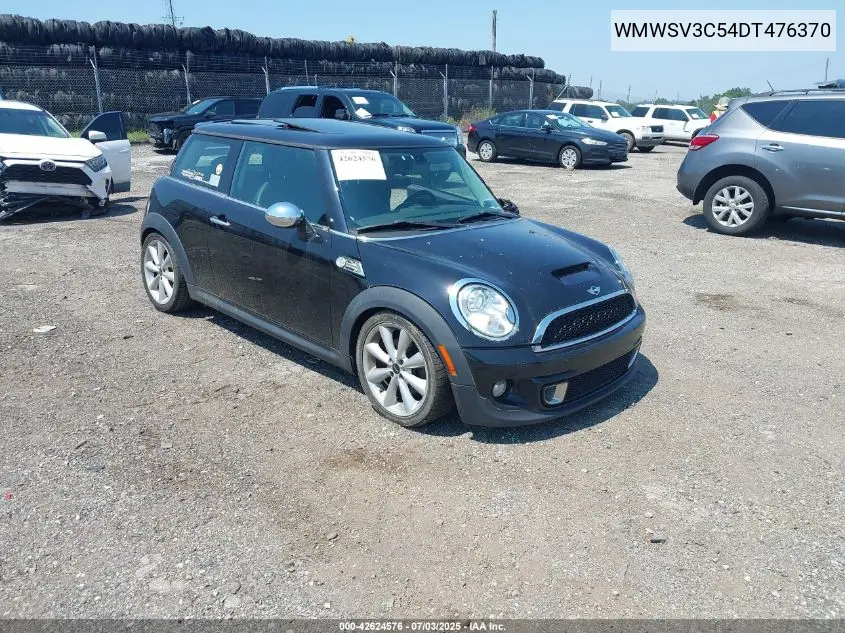 2013 Mini Hardtop Cooper S VIN: WMWSV3C54DT476370 Lot: 42624576
